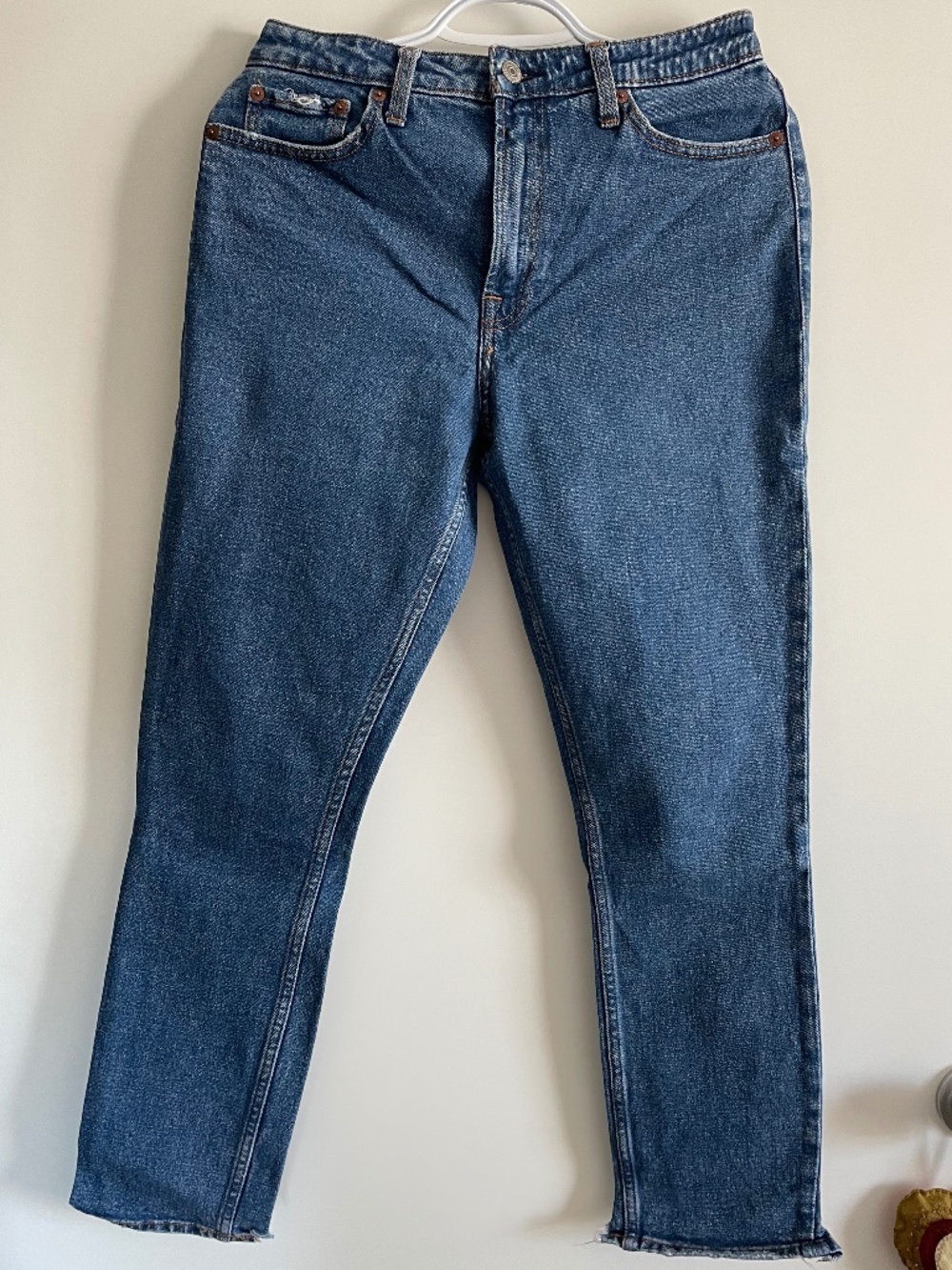 EUC Abercrombie & Fitch Women’s Simone High Rise Slim Jeans Straight Leg Size 28